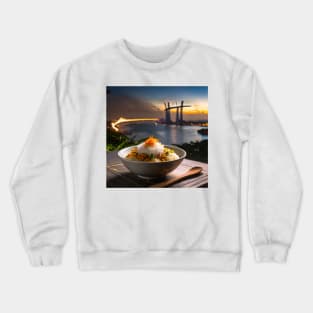 Singapore Food - Nasi Lemak Crewneck Sweatshirt